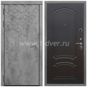 Входная дверь Армада Квадро ФЛ-140 Венге 6 мм - входные двери в Щёлково с установкой