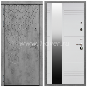 Входная дверь Армада Квадро ФЛЗ-Сити Белый матовый 16 мм - входные двери в Лобне с установкой