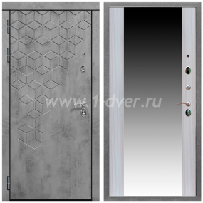 Входная дверь Армада Квадро СБ-16 Сандал белый 16 мм - глухие металлические двери (входные) с установкой