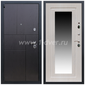 Входная дверь Армада Бастион ФЛЗ-120 Беленый дуб 16 мм - металлические двери с зеркалом с установкой