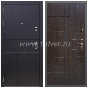 Входная дверь Армада Оникс ФЛ-57 Дуб шоколадный 16 мм - входные двери в Серпухове с установкой