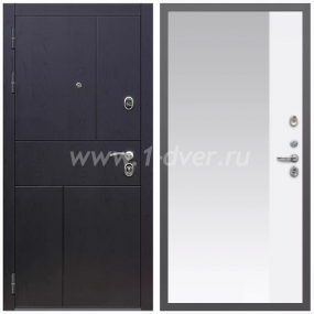 Входная дверь Армада Оникс ФЛЗ-Панорама-1 Белый матовый 16 мм с установкой