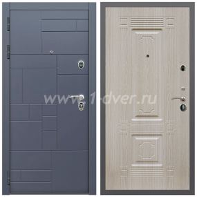 Входная дверь Армада Аккорд ФЛ-2 Беленый дуб 6 мм - металлические двери по индивидуальным размерам с установкой