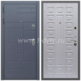 Входная дверь Армада Аккорд ФЛ-183 Беленый дуб 16 мм - входные серые двери с установкой
