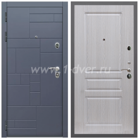 Входная дверь Армада Аккорд ФЛ-243 Беленый дуб 16 мм - легкие металлические двери с установкой