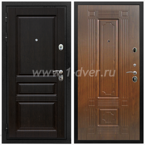 Входная дверь Армада Премиум-Н ФЛ-2 Моренная береза 6 мм - входные коричневые двери с установкой