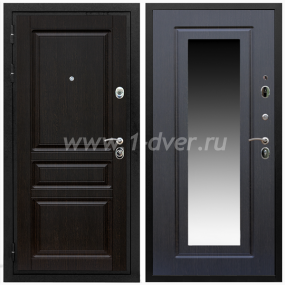Входная дверь Армада Премиум-Н ФЛЗ-120 Венге 16 мм - металлические двери с зеркалом с установкой