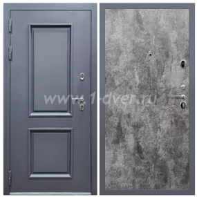 Входная дверь Армада Корса-2 ПЭ Цемент темный 6 мм - широкие входные двери с установкой