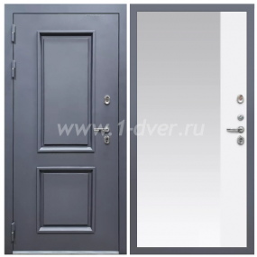 Входная дверь Армада Корса-2 ФЛЗ-Панорама-1 Белый матовый 16 мм - входные двери в Домодедово с установкой