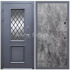 Входная дверь Армада Корса Премиум ПЭ Цемент темный 6 мм - взломостойкие входные двери с установкой