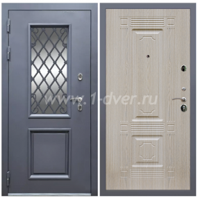 Входная дверь Армада Корса Премиум ФЛ-2 Беленый дуб 6 мм - входные двери в Серпухове с установкой