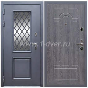 Входная дверь Армада Корса Премиум ФЛ-58 Дуб филадельфия графит 6 мм - элитные входные двери с установкой