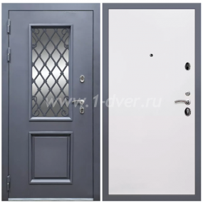 Входная дверь Армада Корса Премиум Гладкая белый матовый 10 мм - входные двери с шумоизоляцией с установкой