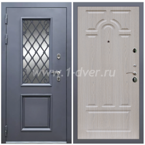 Входная дверь Армада Корса Премиум ФЛ-58 Беленый дуб 16 мм - готовые металлические двери с установкой
