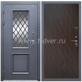 Входная дверь Армада Корса Премиум ФЛ-86 Венге структурный 16 мм - легкие металлические двери с установкой