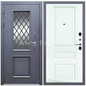 Входная дверь Армада Корса Премиум ФЛ-243 Ясень белый 16 мм - одностворчатые металлические двери с установкой