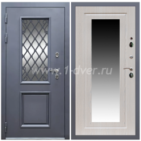 Входная дверь Армада Корса Премиум ФЛЗ-120 Беленый дуб 16 мм - входные серые двери с установкой