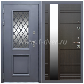 Входная дверь Армада Корса Премиум ФЛЗ-Сити Венге 16 мм - глухие металлические двери (входные) с установкой