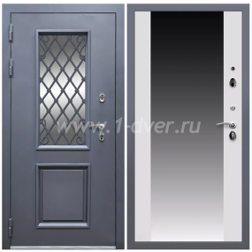 Входная дверь Армада Корса Премиум СБ-16 Белый матовый 16 мм - глухие металлические двери (входные) с установкой