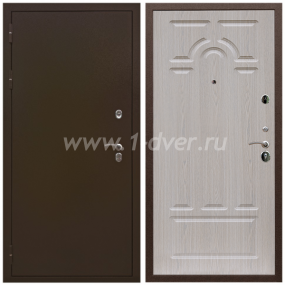 Входная дверь Армада Терморазрыв ФЛ-58 Беленый дуб 16 мм - входные двери в Серпухове с установкой