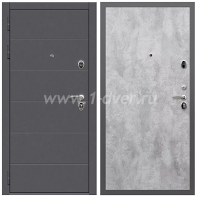 Входная дверь Армада Роуд ПЭ Цемент светлый 6 мм - входные двери нестандартных размеров с установкой