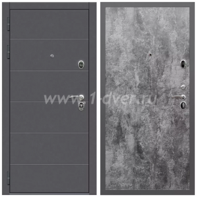 Входная дверь Армада Роуд ПЭ Цемент темный 6 мм - входные двери в Серпухове с установкой