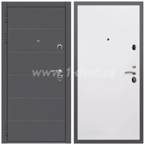 Входная дверь Армада Роуд Гладкая белый матовый 10 мм - металлические двери по индивидуальным размерам с установкой