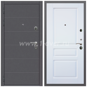 Входная дверь Армада Роуд ФЛ-243 Белый матовый 16 мм - легкие металлические двери с установкой