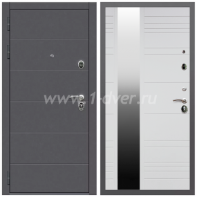 Входная дверь Армада Роуд ФЛЗ-Сити Белый матовый 16 мм - глухие металлические двери (входные) с установкой