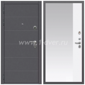 Входная дверь Армада Роуд ФЛЗ-Панорама-1 Белый матовый 16 мм - одностворчатые металлические двери с установкой