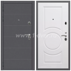 Входная дверь Армада Роуд МС-100 Белый матовый 16 мм - готовые металлические двери с установкой