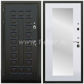 Входная дверь Армада Триумф ФЛЗ-Пастораль Белый матовый 16 мм - металлические двери с зеркалом с установкой