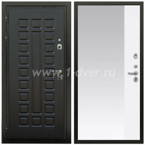 Входная дверь Армада Триумф ФЛЗ-Панорама-1 Белый матовый 16 мм - входные двери в Серпухове с установкой