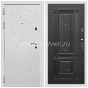 Входная дверь Армада Тесла ФЛ-2 Венге 6 мм - белые входные двери с установкой