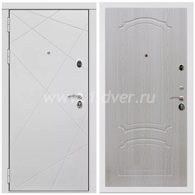 Входная дверь Армада Тесла ФЛ-140 Беленый дуб 6 мм - входные двери в Подольске с установкой