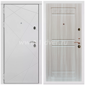 Входная дверь Армада Тесла ФЛ-242 Сандал белый 10 мм - входные двери в Раменском с установкой