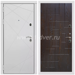 Входная дверь Армада Тесла ФЛ-57 Дуб шоколадный 16 мм - входные двери в Подольске с установкой