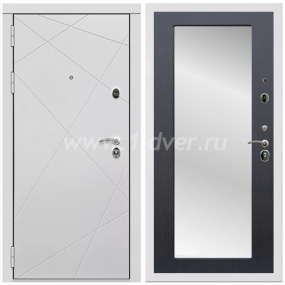 Входная дверь Армада Тесла ФЛЗ-Пастораль Венге 16 мм - металлические двери с зеркалом с установкой