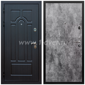 Входная дверь Армада Эврика ПЭ Цемент темный 6 мм - входные коричневые двери с установкой