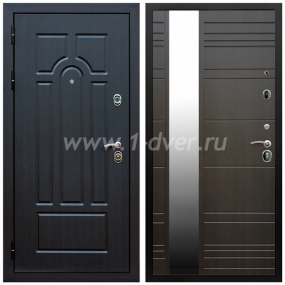 Входная дверь Армада Эврика ФЛЗ-Сити Венге 16 мм - входные коричневые двери с установкой