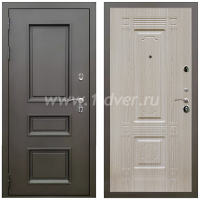 Входная дверь Армада Термо Корса (Фаренгейт) ФЛ-2 Беленый дуб 6 мм - входные двери российского производства с установкой