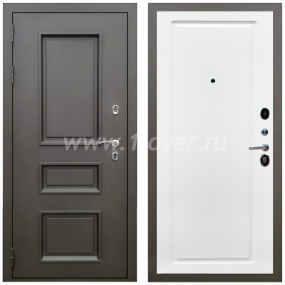 Входная дверь Армада Термо Корса (Фаренгейт) ФЛ-119 Белый матовый 16 мм - готовые металлические двери с установкой