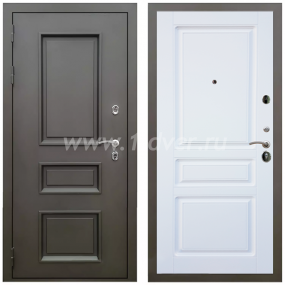 Входная дверь Армада Термо Корса (Фаренгейт) ФЛ-243 Белый матовый 16 мм - легкие металлические двери с установкой