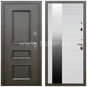 Входная дверь Армада Термо Корса (Фаренгейт) ФЛЗ-Сити Белый матовый 16 мм - широкие входные двери с установкой