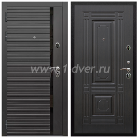 Входная дверь Армада Престиж Черная шагрень ФЛС-550 ФЛ-2 Венге 16 мм - входные двери в Серпухове с установкой