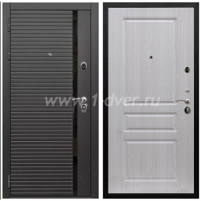 Входная дверь Армада Престиж Черная шагрень ФЛС-550 ФЛ-243 Беленый дуб 16 мм - готовые металлические двери с установкой