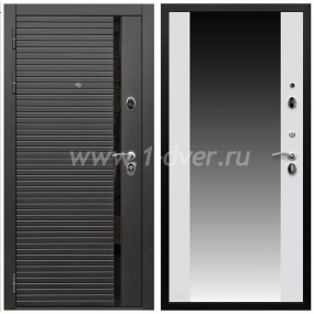 Входная дверь Армада Престиж Черная шагрень ФЛС-550 СБ-16 Белый матовый 16 мм - входные двери в Серпухове с установкой
