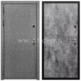Входная дверь Армада Престиж Черная шагрень Штукатурка графит ФЛ-502 (без стекла) ПЭ Цемент темный 6 мм - входные двери в Домодедово с установкой