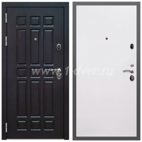 Входная дверь Армада Гарант Венге ФЛ-33 Гладкая белый матовый 10 мм - легкие металлические двери с установкой