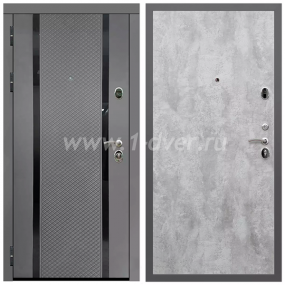 Входная дверь Армада Гарант Графит абсолют софт ФЛС-500 ПЭ Цемент светлый 6 мм - входные двери в Балашихе с установкой